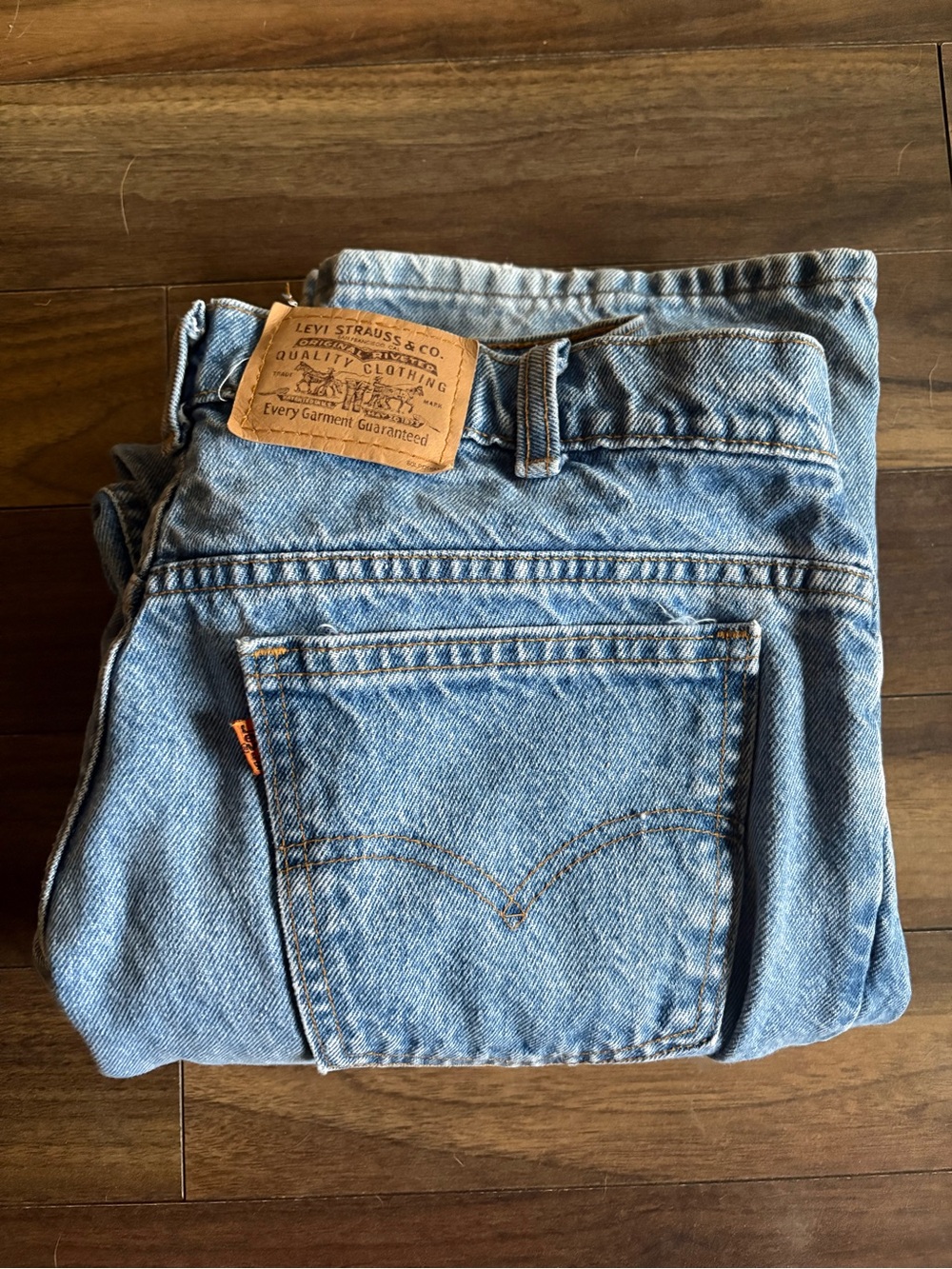 Vintage Levi’s Orange Tab Men's Blue Classic Denim Jeans 33x29